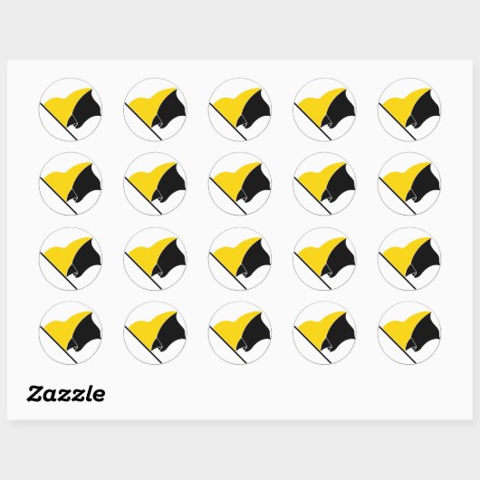 Sticker Anarcho Capitalism (Feuille)