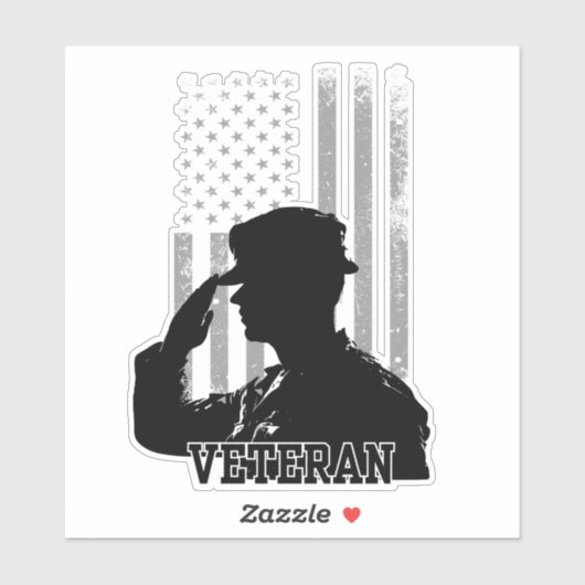 Sticker Ancien combattant (Feuille)