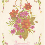 Sticker Ancienne invitation soviétique au mariage (Recto)