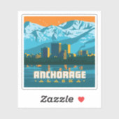 Sticker Ancrage, Alaska (Feuille)