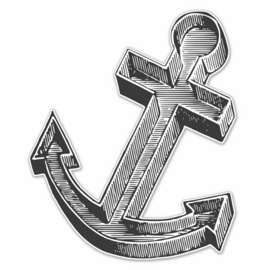 Sticker Ancrage de la marine (Devant)