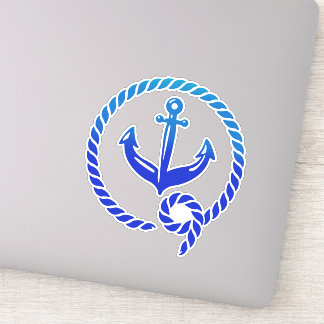 Sticker Ancre bleue