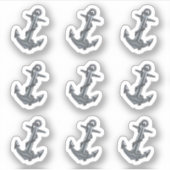 Sticker Ancre classique Fabulous Elegant Mariage Océan amu (Devant)