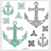 Sticker Ancres celtes (Feuille)