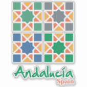 Sticker Andalusian Tiles 4 (Devant)