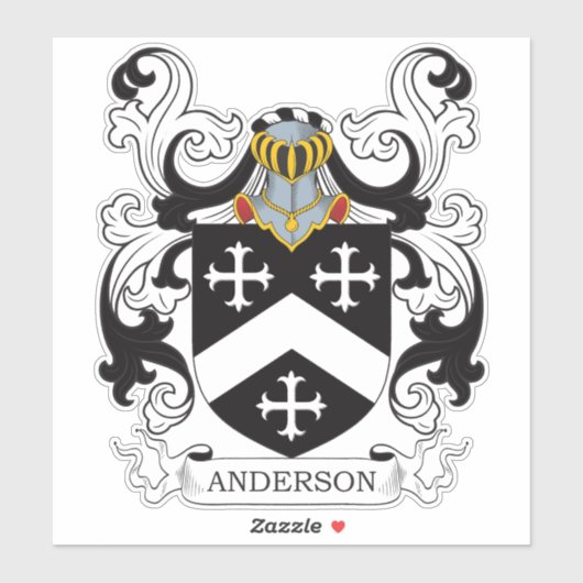 Sticker Anderson Family Crest (Feuille)