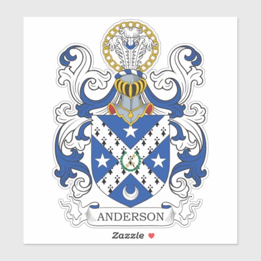 Sticker Anderson Family Crest (Feuille)