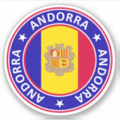 Sticker Andorre (Devant)
