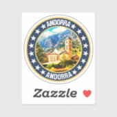 Sticker Andorre (Feuille)