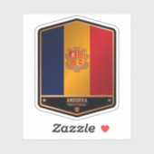 Sticker Andorre (Feuille)