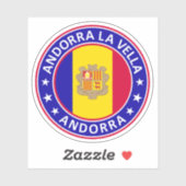 Sticker Andorre la Vella (Feuille)