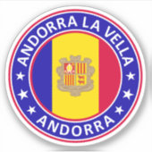 Sticker Andorre la Vella (Devant)