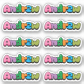 Sticker Andrew (Devant)