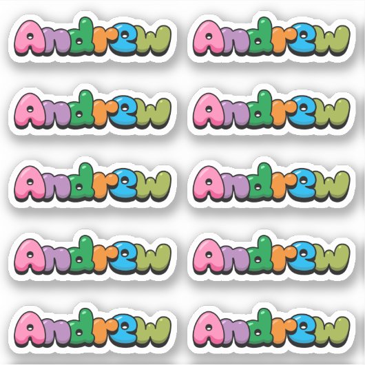 Sticker Andrew (Devant)