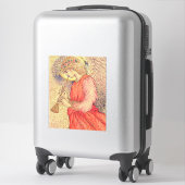 Sticker Ange jouant du flageolet (Sur valise)