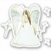 Sticker Ange noir (Devant)