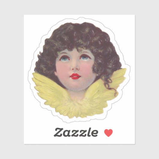 Sticker Ange victorien (Feuille)