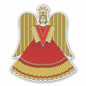 Sticker Angel de Noël de Nuremberg (Devant)