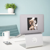 Sticker Angel En Blanc Armor Imaginaire Art (Ordinateur portable sur le bureau)