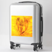 Sticker Angel en style tatouage (Sur valise)