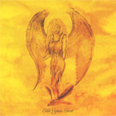 Sticker Angel en style tatouage (Devant)