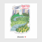 Sticker Angel Falls Venezuela (Feuille)