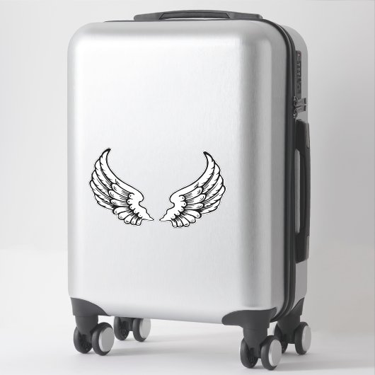 Sticker Angel Wing (Sur valise)