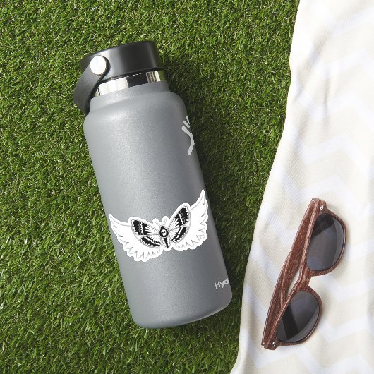 Sticker Angel Winged Death's head Hawkmoth Graphic (HydroFlask Insitu)