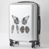 Sticker Angel Wings Art clipart Imaginaire (Sur valise)