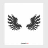 Sticker Angel Wings - Un rêve rétro (Feuille)