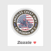 Sticker Angeles Crest Highway California State Route 2 (Feuille)