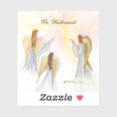 Sticker Angels religieux personnalisés (Feuille)