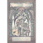 Sticker Anges gardiens avec Jésus enfant (Devant)