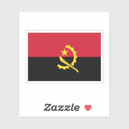 Sticker Angola (Feuille)