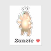 Sticker Angry tardigrade (Feuille)