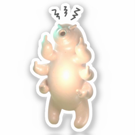 Sticker Angry tardigrade (Recto)