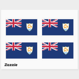 Sticker Anguila Flag