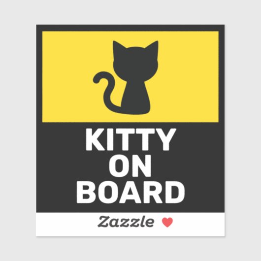 Sticker Animal À Bord (Feuille)