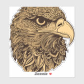 Sticker Animal à tête d'aigle (Feuille)