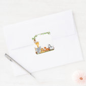 Sticker animal bébé Jungle mignonne (Enveloppe)