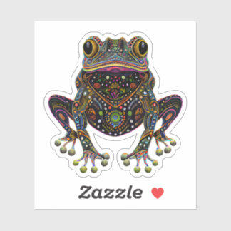 Sticker animal de l'esprit de grenouille