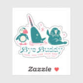 Sticker Animal Friends - Bye Buddy Hope You Find Your Papa (Feuille)