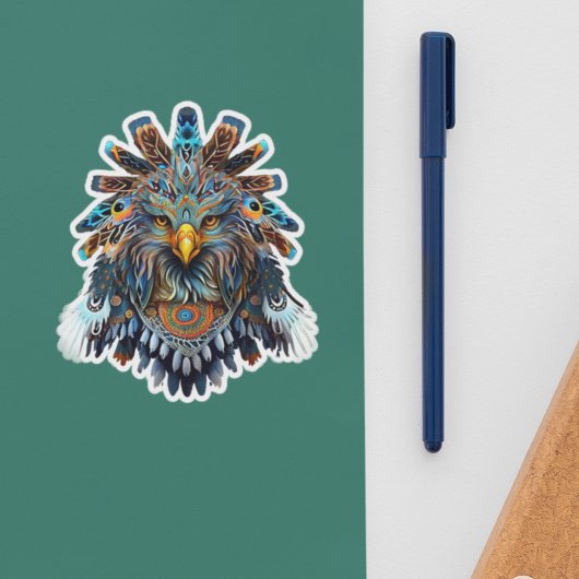 Sticker animal Hawk Spirit