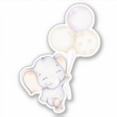 Sticker animal petit éléphant mignon (Devant)