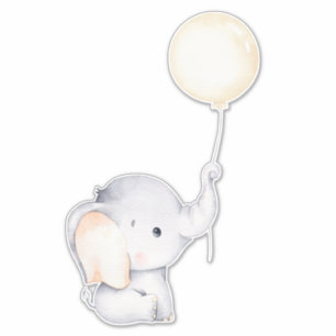 Sticker animal petit éléphant mignon