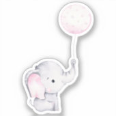 Sticker animal petit éléphant mignon (Recto)