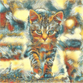 Sticker AnimalArt_Cat_031 (Devant)
