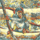 Sticker AnimalArt_Chimpanzée_011 (Devant)
