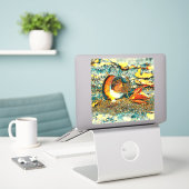 Sticker AnimalArt_GuinéePig_001 (Ordinateur portable sur le bureau)