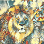 Sticker AnimalArt_Lion_001 (Devant)